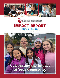 Cover of the Mercer Island Schools Foundation 2024–2025 Impact Report